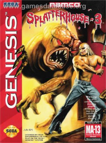 Cover Splatterhouse 3 for Genesis - Mega Drive